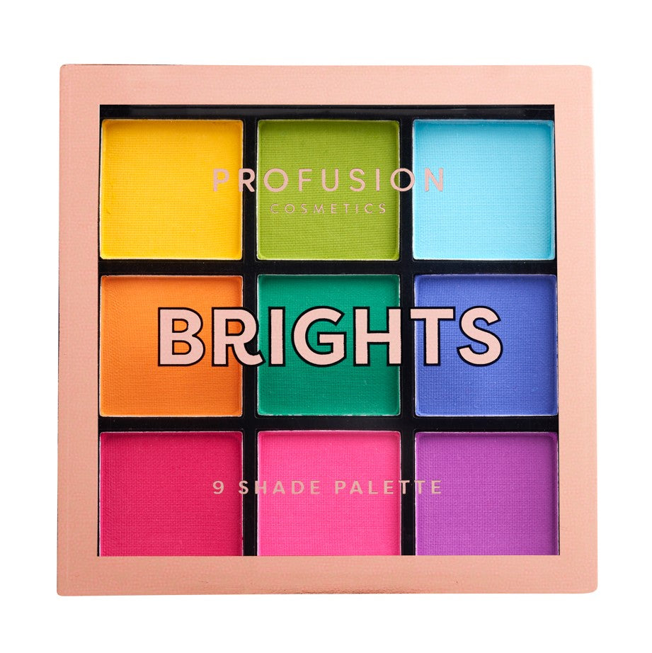 Profusion Cosmetics Ultimate Eyeshadow Palette Collection | 3-Piece Multi-Finish 9-Shade Set