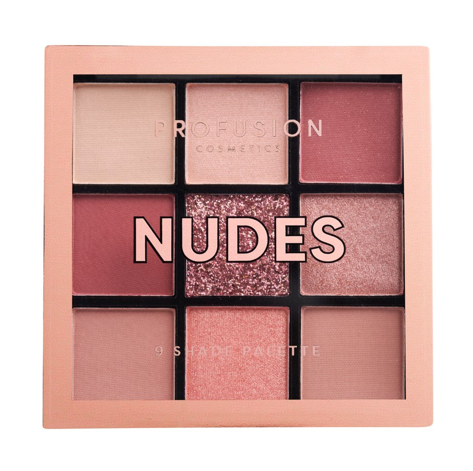 Profusion Cosmetics Ultimate Eyeshadow Palette Collection | 3-Piece Multi-Finish 9-Shade Set