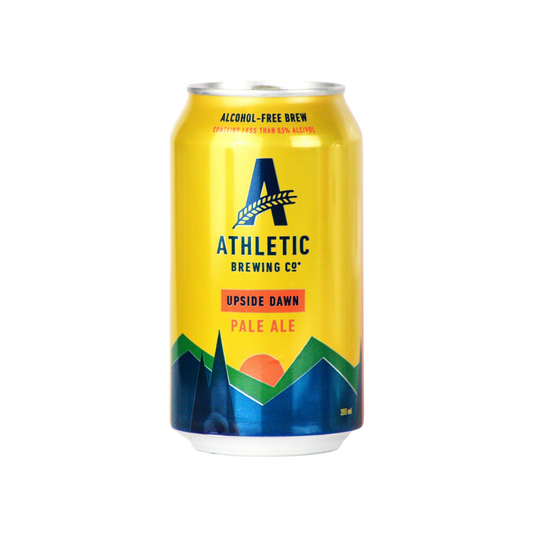 Athletic Brewing Upside Dawn Golden Ale – Alcohol Free (0.5% ABV)