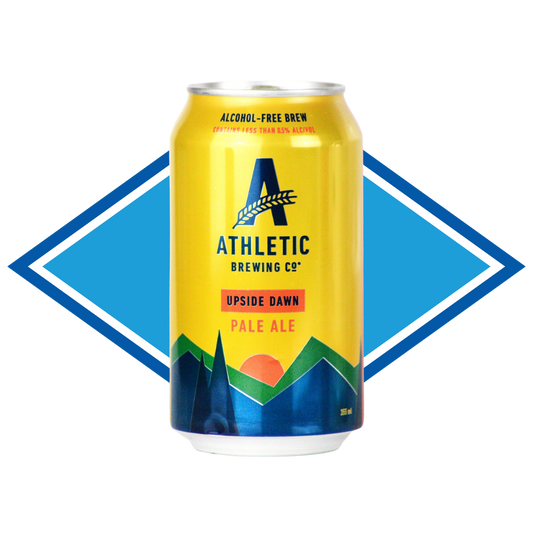 Athletic Brewing Upside Dawn Golden Ale – Alcohol Free (0.5% ABV)