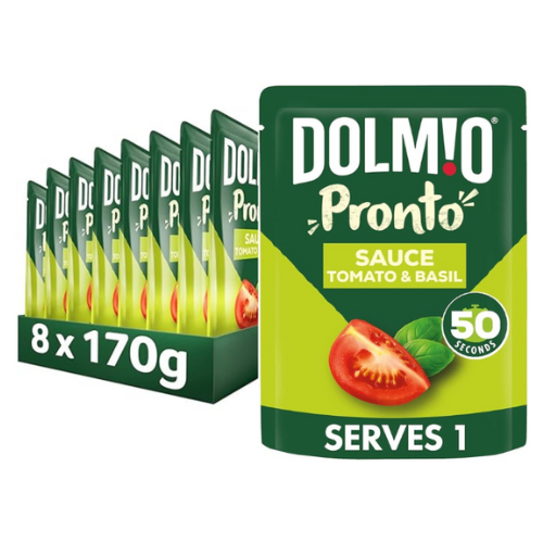 8 x Dolmio Express Tomaten & Basilikum Nudelsauce 170g
