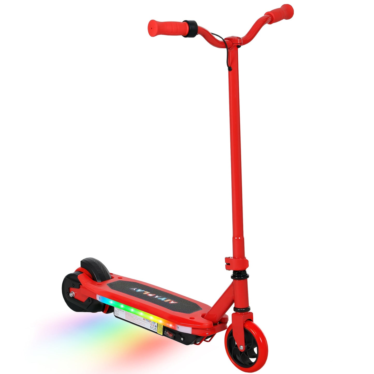 Electric Scooter for Kids Ages 6-14 with Colourful LED Light Bar