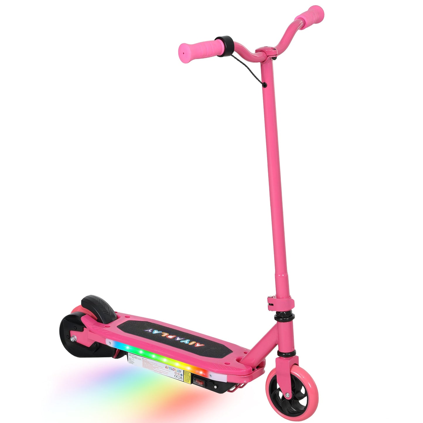 Electric Scooter for Kids Ages 6-14 with Colourful LED Light Bar