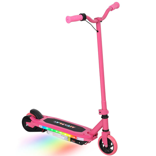 Electric Scooter for Kids Ages 6-14 with Colourful LED Light Bar