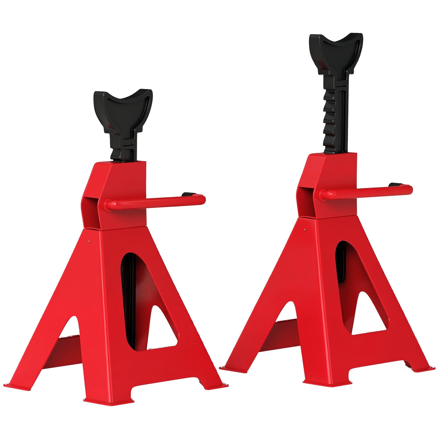 HOMCOM 3 Ton Axle Stands | Adjustable Car Jack Stands | Pack of 2