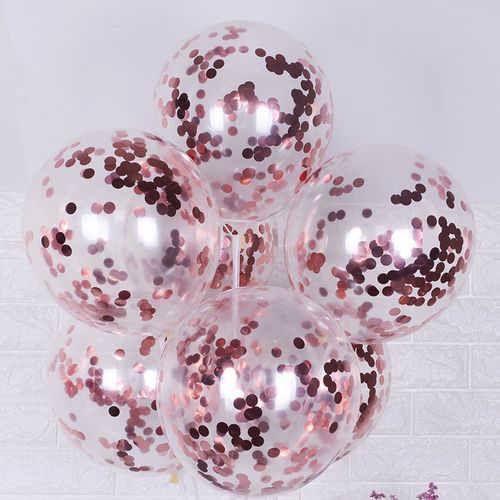 DAWN 12 Inch Confetti Latex Balloons - Perfect for Celebrations & Events
