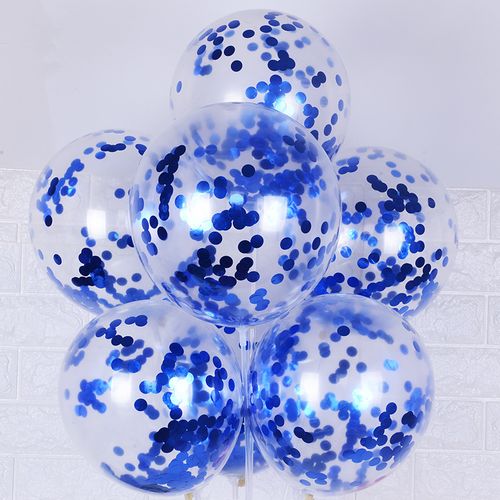 DAWN 12 Inch Confetti Latex Balloons - Perfect for Celebrations & Events