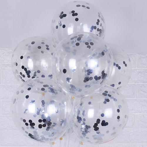 DAWN 12 Inch Confetti Latex Balloons - Perfect for Celebrations & Events