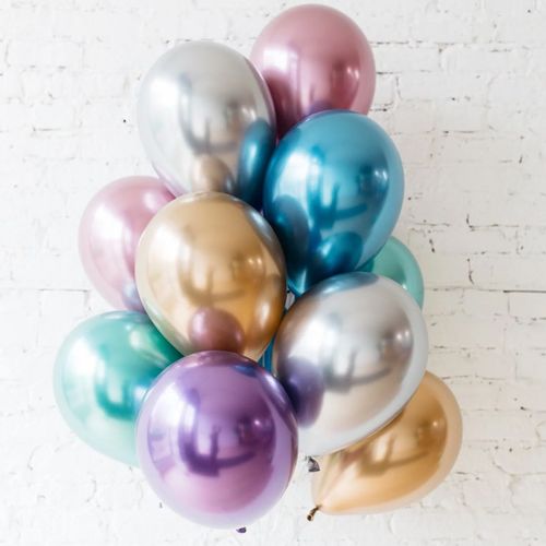 DAWN 12 Inch Confetti Latex Balloons - Perfect for Celebrations & Events