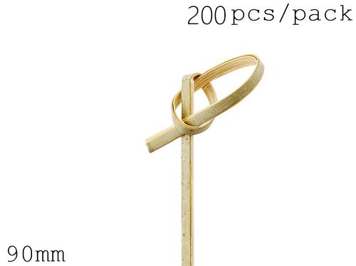 GrandFlavor Bamboo Knotted Skewers - Eco-Friendly Catering Accessory