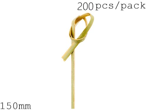 GrandFlavor Bamboo Knotted Skewers - Eco-Friendly Catering Accessory