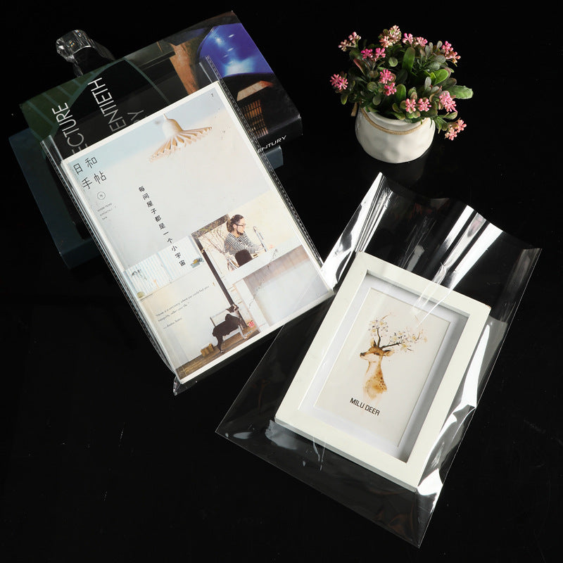 Transparent Plastic Bags - 100pcs OPP Packaging for Gifts & Candy
