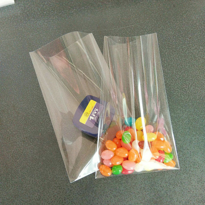 Transparent Plastic Bags - 100pcs OPP Packaging for Gifts & Candy