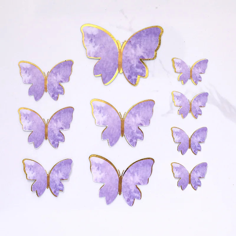 Wangchao Craft Butterfly Cake Topper Set for Creative Celebrations