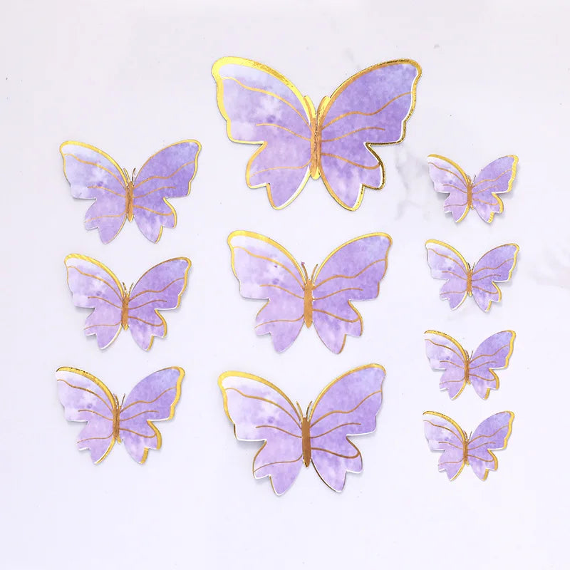 Wangchao Craft Butterfly Cake Topper Set for Creative Celebrations