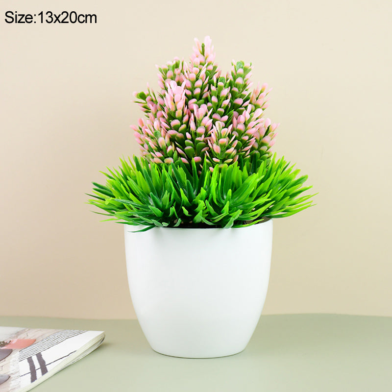 ZQNYCY Artificial Bonsai Tree - Elegant Potted Decoration for Home & Garden