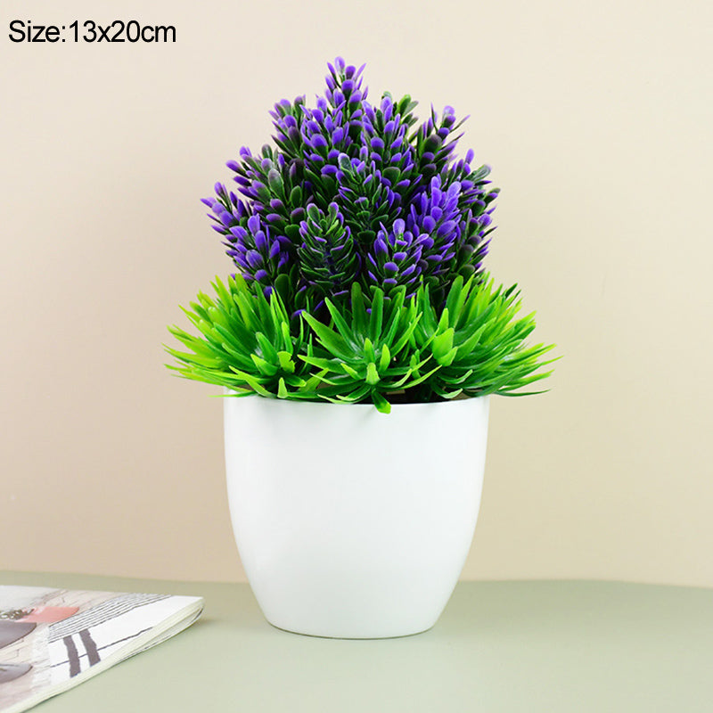 ZQNYCY Artificial Bonsai Tree - Elegant Potted Decoration for Home & Garden