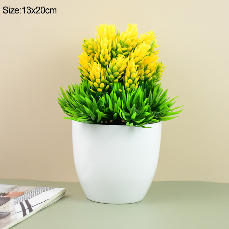 ZQNYCY Artificial Bonsai Tree - Elegant Potted Decoration for Home & Garden
