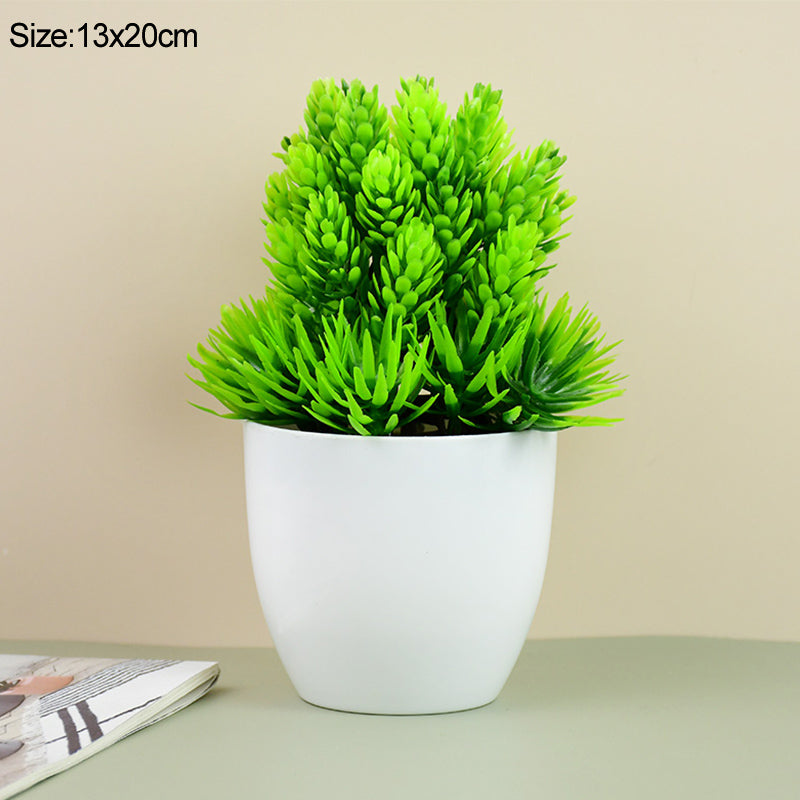 ZQNYCY Artificial Bonsai Tree - Elegant Potted Decoration for Home & Garden