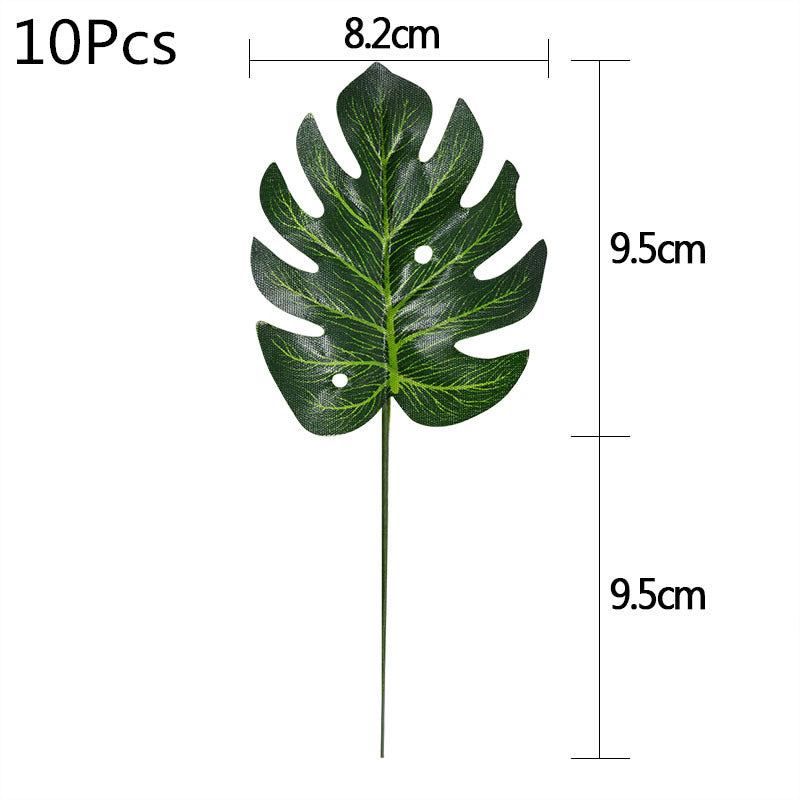 WNYZQ Tropical Monstera Turtle Leaves - Summer Decor for Parties & Weddings