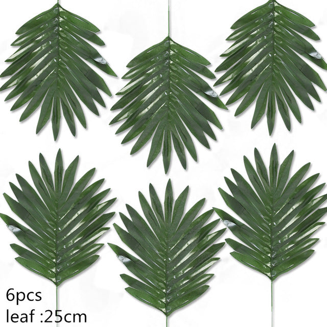 WNYZQ Tropical Monstera Turtle Leaves - Summer Decor for Parties & Weddings