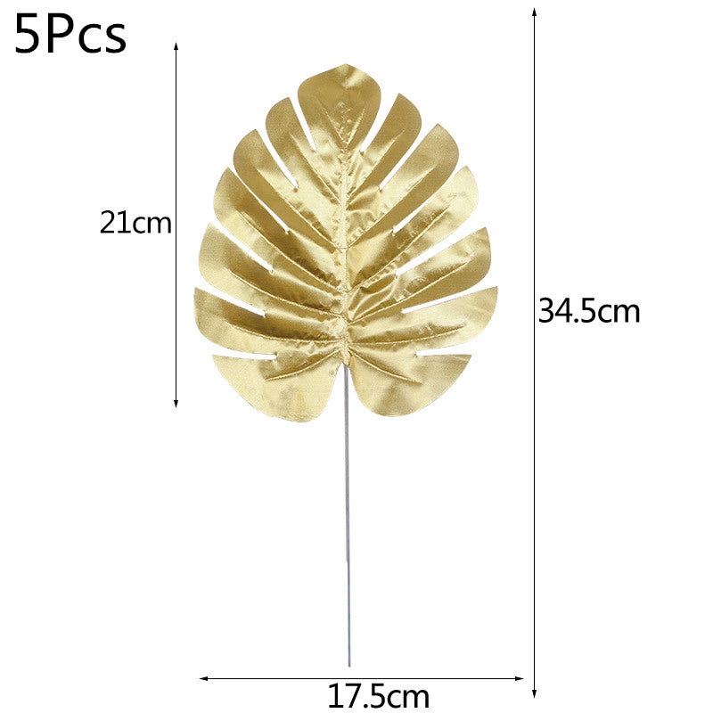 WNYZQ Tropical Monstera Turtle Leaves - Summer Decor for Parties & Weddings