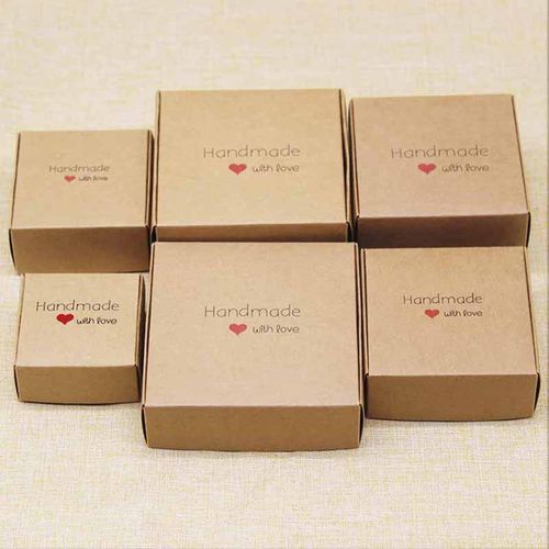 HOMEGRACE 10pcs Handmade Marbling Gift Boxes for Parties & Weddings