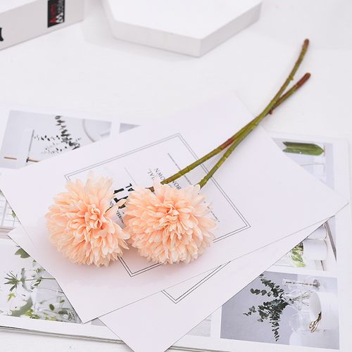 Dandelion Ball Chrysanthemum - 30cm Silk Artificial Flower for Decoration