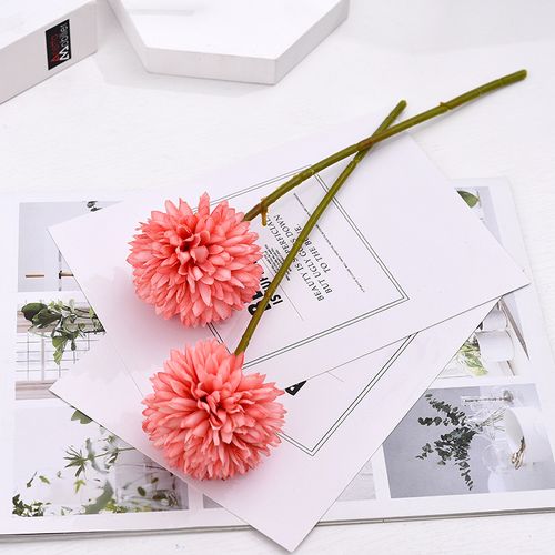 Dandelion Ball Chrysanthemum - 30cm Silk Artificial Flower for Decoration