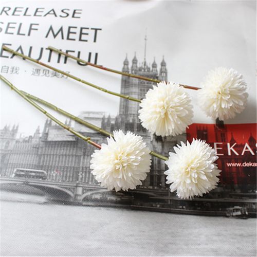 Dandelion Ball Chrysanthemum - 30cm Silk Artificial Flower for Decoration