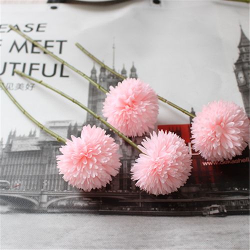 Dandelion Ball Chrysanthemum - 30cm Silk Artificial Flower for Decoration
