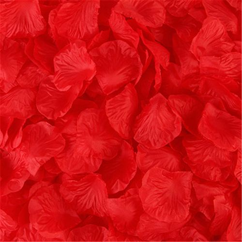 Decorative Silk Rose Petals - Multicoloured, 100/500PCS for Events