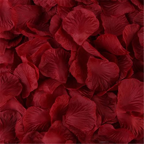 Decorative Silk Rose Petals - Multicoloured, 100/500PCS for Events
