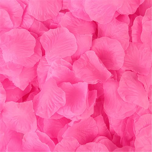 Decorative Silk Rose Petals - Multicoloured, 100/500PCS for Events