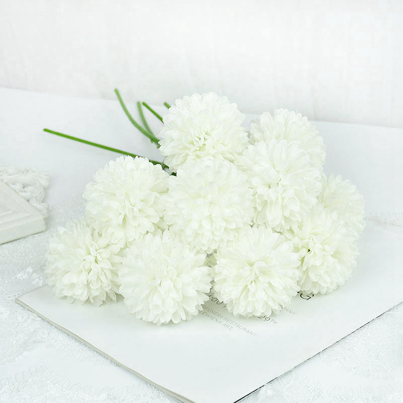 ZQNYCY Artificial Hydrangea Bouquets - Elegant Silk Flower Arrangement