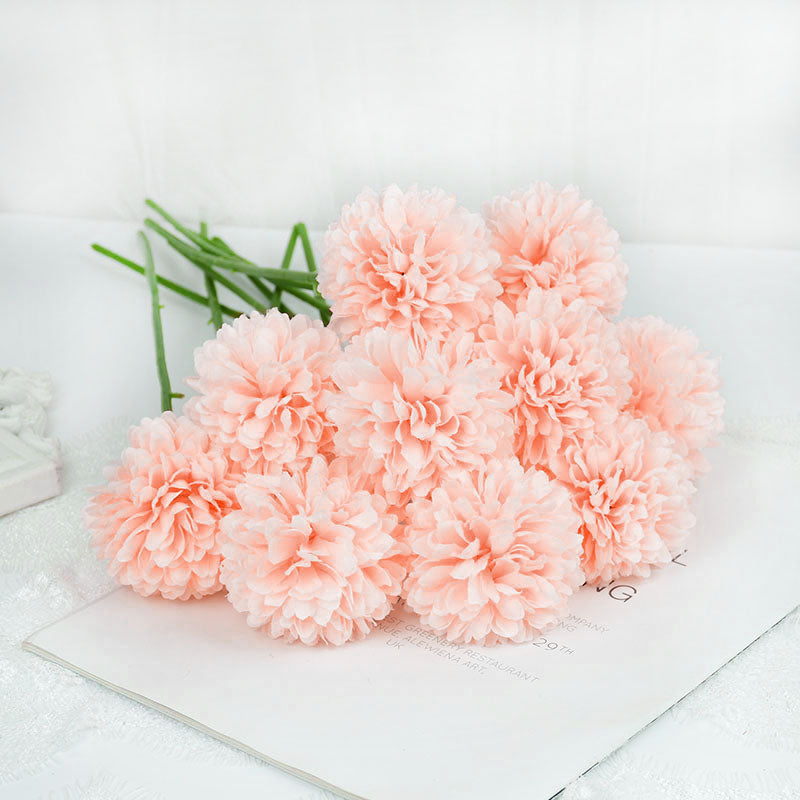 ZQNYCY Artificial Hydrangea Bouquets - Elegant Silk Flower Arrangement