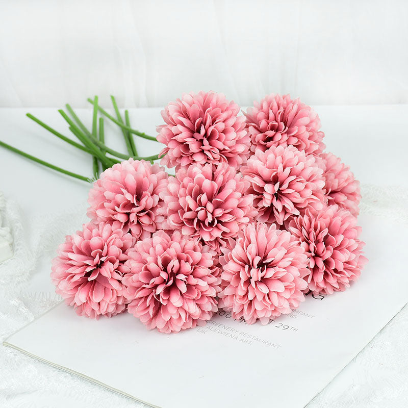 ZQNYCY Artificial Hydrangea Bouquets - Elegant Silk Flower Arrangement