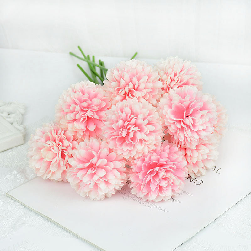 ZQNYCY Artificial Hydrangea Bouquets - Elegant Silk Flower Arrangement