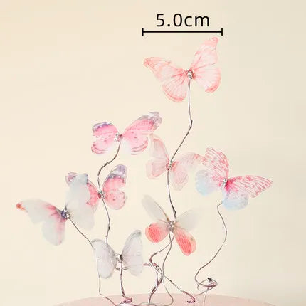 Wangchao Craft Butterfly Cake Topper Set for Creative Celebrations