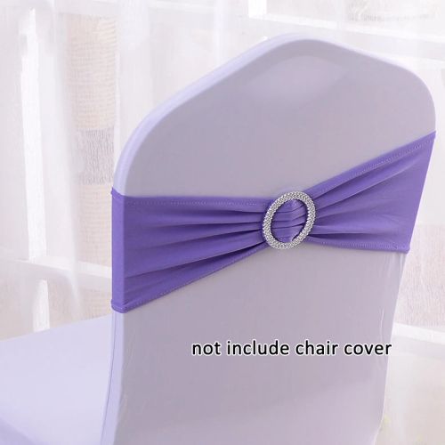 Elegant Spandex Chair Sashes for Weddings & Events - 100% Polyester