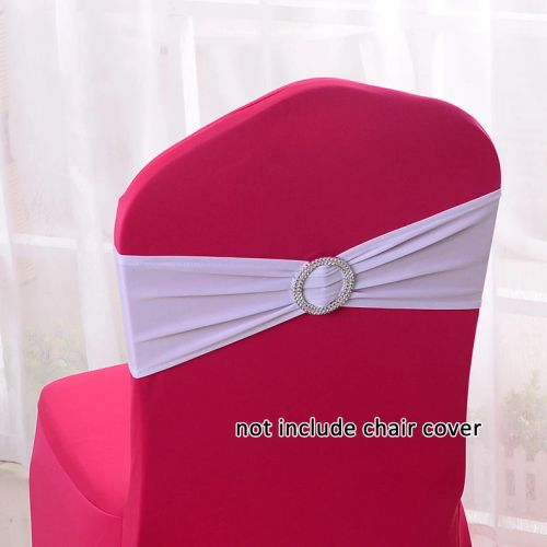 Elegant Spandex Chair Sashes for Weddings & Events - 100% Polyester