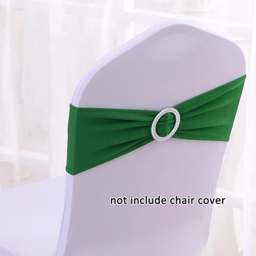 Elegant Spandex Chair Sashes for Weddings & Events - 100% Polyester