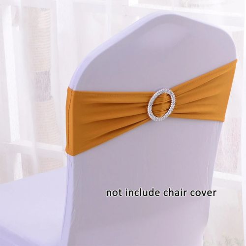 Elegant Spandex Chair Sashes for Weddings & Events - 100% Polyester