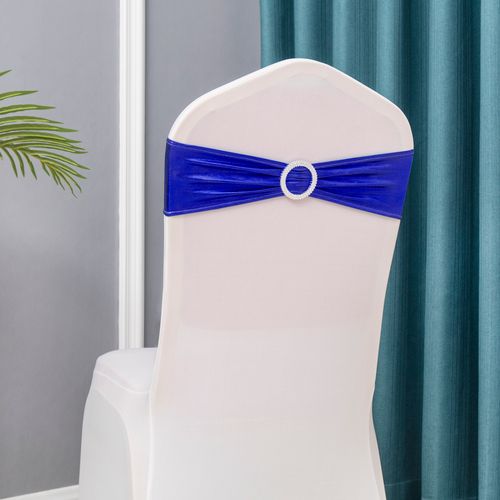 Chair Bands 50PCS - High Quality Stretch Sashes for Banquet Events