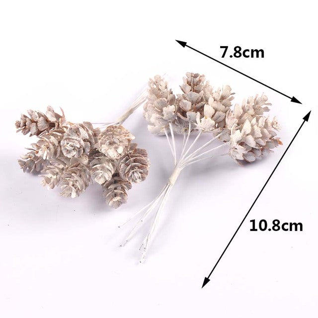 Mini Silk Flower Bouquet - Decorative Gift Box & Wreath Supplies