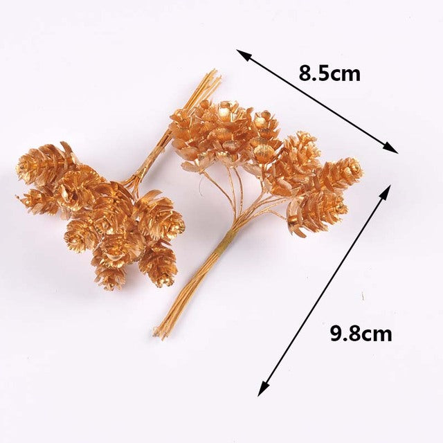 Mini Silk Flower Bouquet - Decorative Gift Box & Wreath Supplies