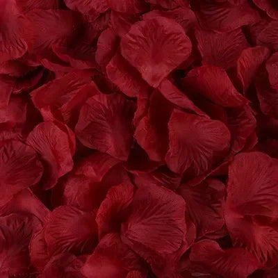 Multicoloured Silk Rose Petals - Long-Lasting Décor for Events & Homes