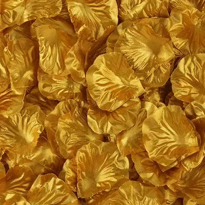 Multicoloured Silk Rose Petals - Long-Lasting Décor for Events & Homes