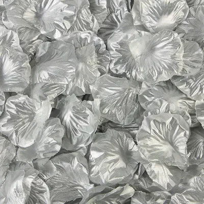 Multicoloured Silk Rose Petals - Long-Lasting Décor for Events & Homes