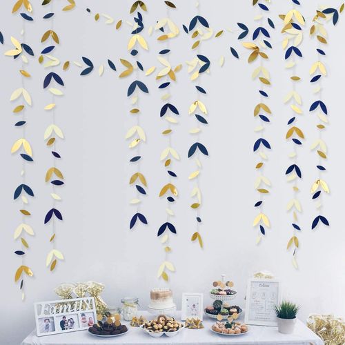 Dark Emerald Green Leaf Garland - 4M Eco-Friendly Decoration Banner